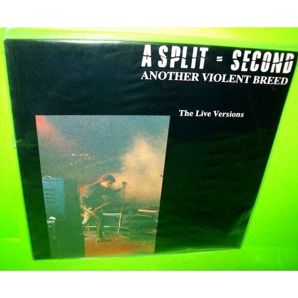 A Split Second Another Violent Breed Live Vinyl 12" EP Record SEALED 1989 Synth - Picture 1 of 5